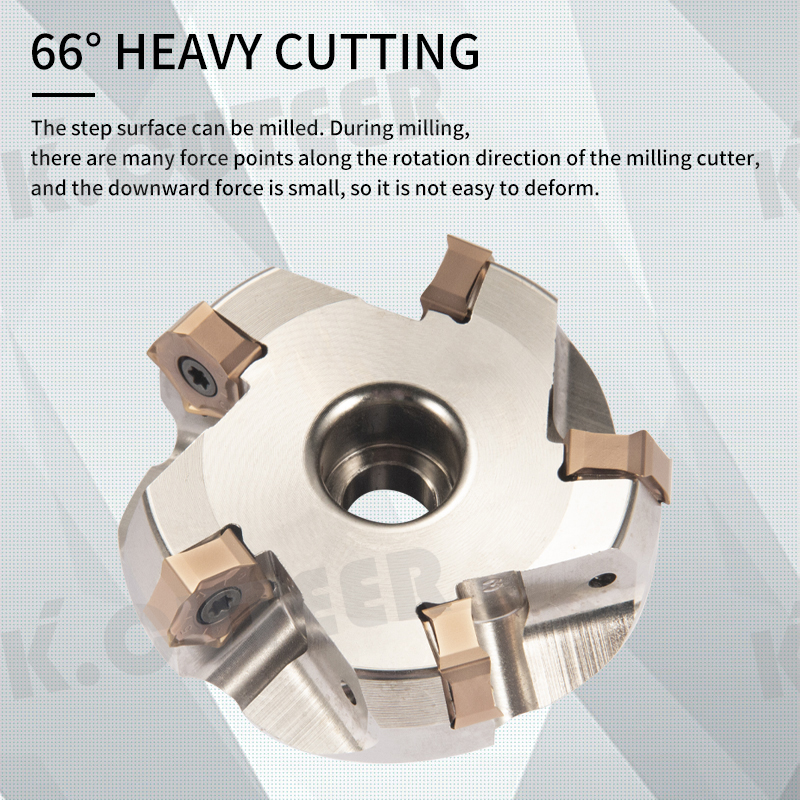 CNC Shoulder Face Mill Head for Heavy Cutting MFPN Indexable Milling Cutter