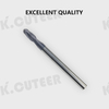 2 Edge Tungsten Steel Ball End Milling Cutter HRC50 Degree CNC Tool