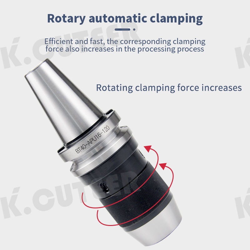 CNC tool holder BT40-APU13-100 self-tightening drill clamp type APU drill chuck wrench