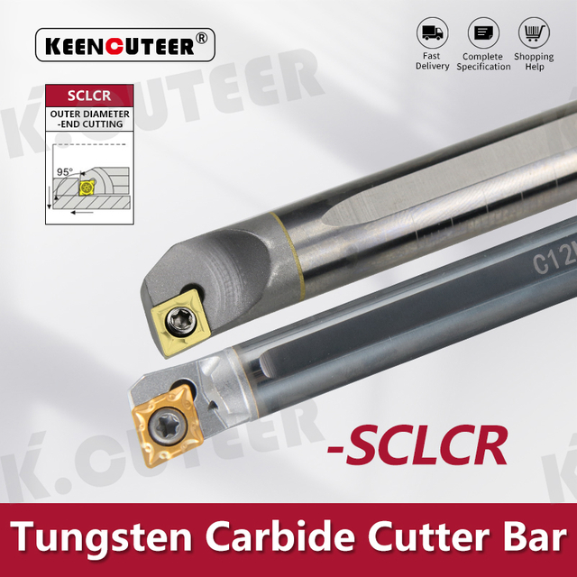 SCLCR Tungsten steel cutter bar Internal hole Turning Tool CCMT carbide blade