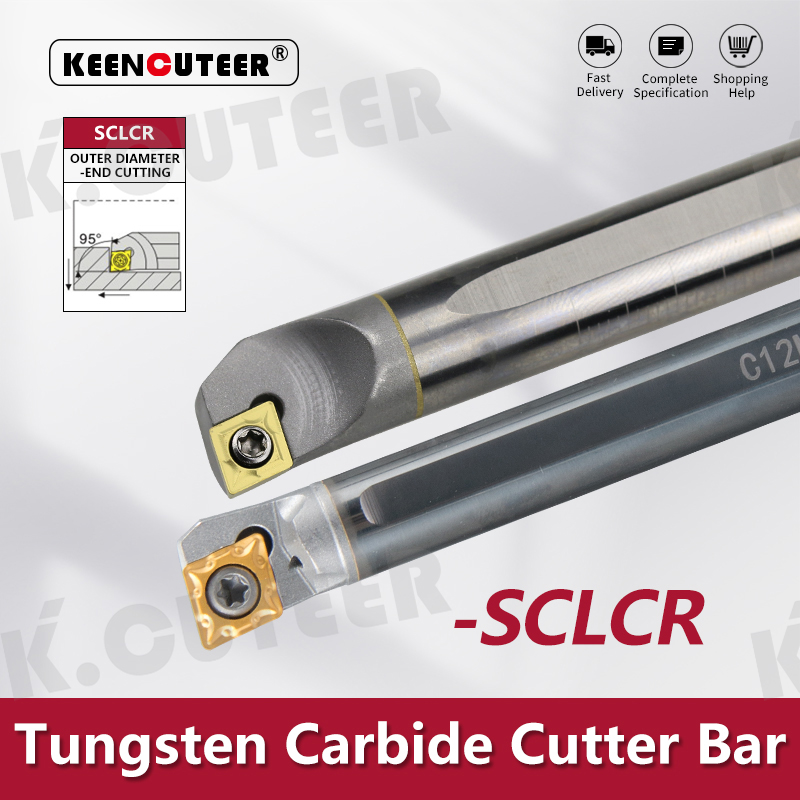 SCLCR Tungsten steel cutter bar Internal hole Turning Tool CCMT carbide blade
