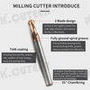 Tungsten Steel Ball End Milling Cutter Tungsten Steel Milling Cutter CNC Tool