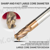  CNC machining machine tool tungsten steel alloy round nose milling cutter