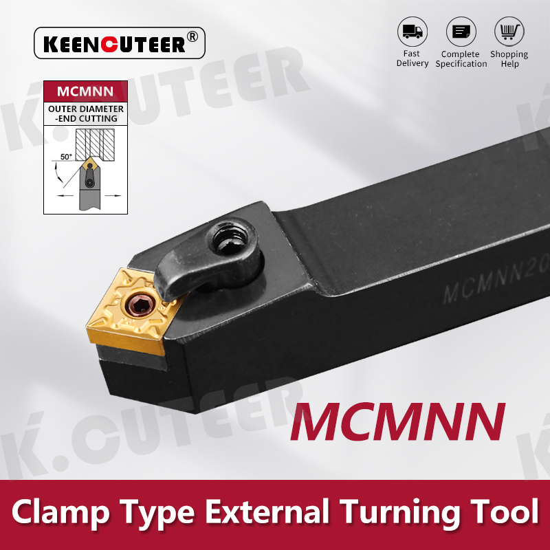 External Turning Tool Holder CNMG12 Carbide Inserts MCMNN Lathe Cutting Machine Tools 