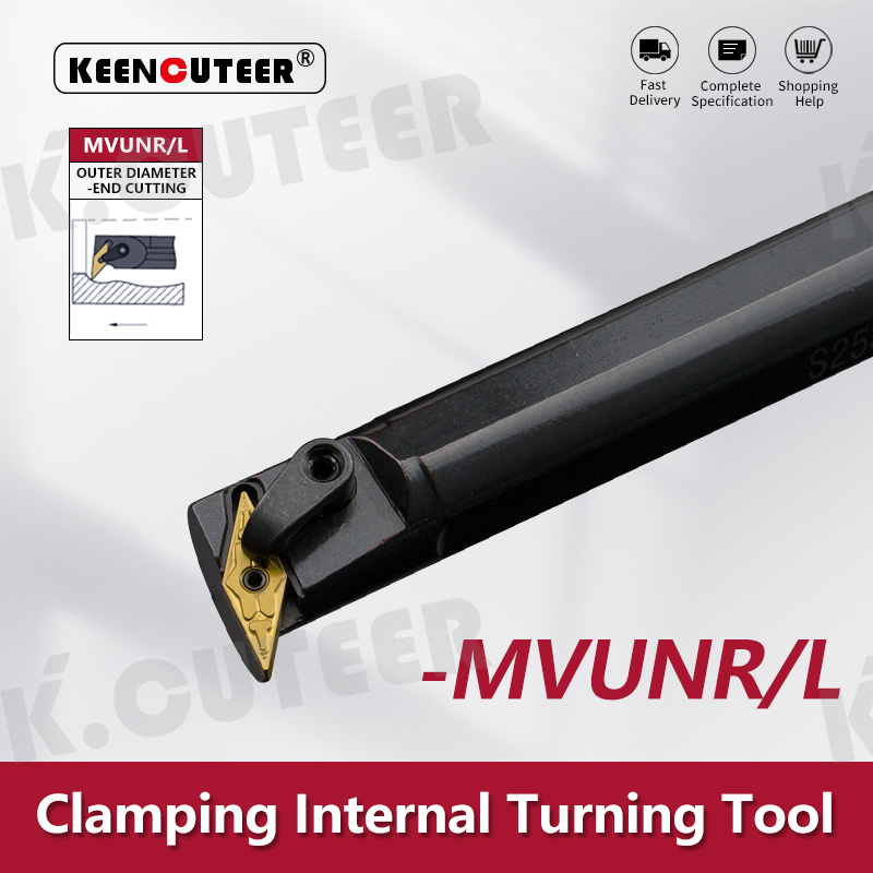 Turning Tool Holder VNMG16 Carbide Inserts Lathe Bar CNC Cutting Tools 