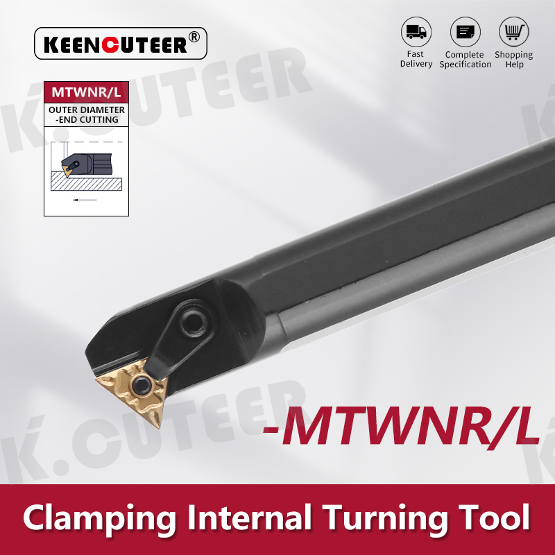  S16Q-MTWNR16 S20R-MTWNR16 S25S-MTWNL16 Internal Turning Tool Holder TNMG16 Carbide Inserts Lathe Bar 