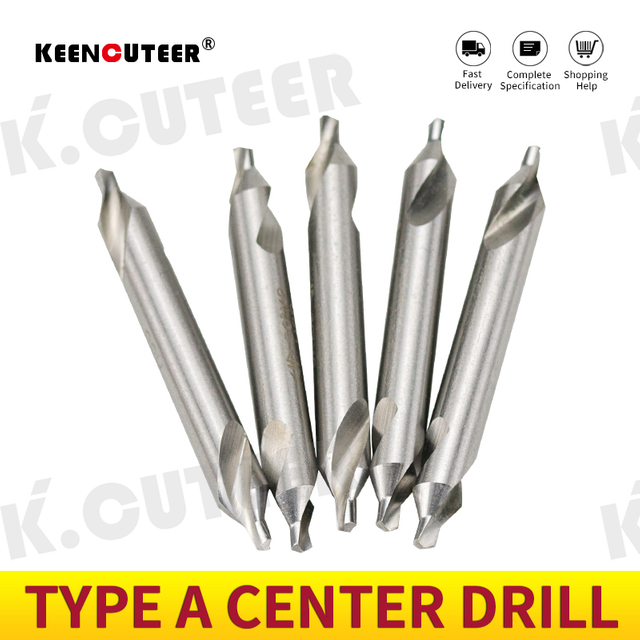  HSS Center Drill 60 Degree Countersink 4mm-14mm Angle Bit
