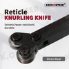 Reticulated Knurling Cutter Tool Straight Linear Knurling Wheel Double Wheel Knife Holde