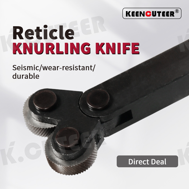 Reticulated Knurling Cutter Tool Straight Linear Knurling Wheel Double Wheel Knife Holde