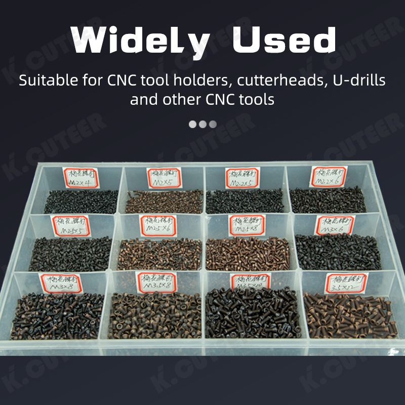 Quincunx Screw CNC Tool Accessories Screwdriver Rod Cutter Head Screw