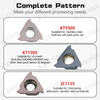 Keencuteer CNC Lathe Indexable Inserts Round Head TGF32R100 TGF32R200 TGF32R300 shallow grooving 