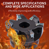 MFWN 90 Degree MFWN90050R-MFWN90100R Double-Sided Hexagonal Plane Heavy Cutting Milling Cutter Head