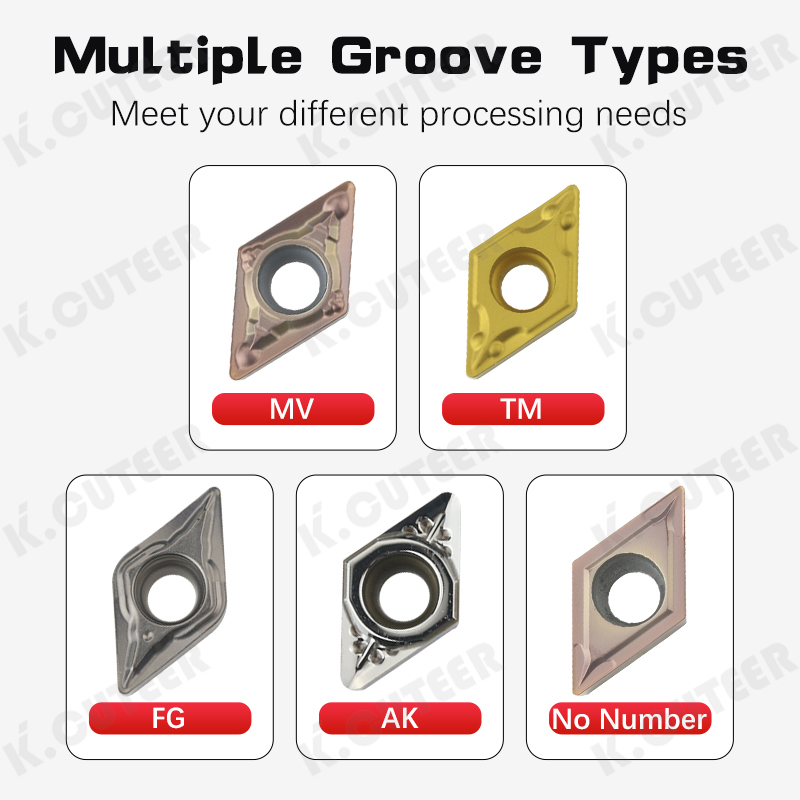 Dcmt07 Carbide Insert Diamond Dcmt CNC Blade Cutter Lathe for Sdjcr/L07