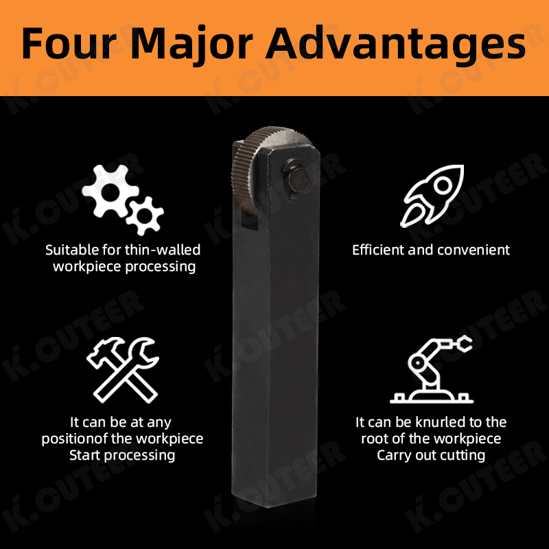 Keencuteer The knurling knife Greatly Improve Machining Efficiency Single Head Straight