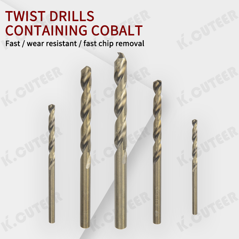 Cobalt bearing Twist Drill Bit Set High Speed Steel M35 Drill Bit For Wood/Metal Hole Cutter Power Tools