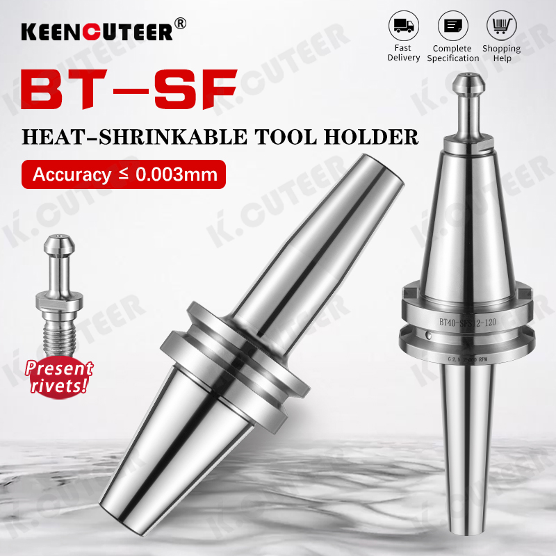 Bt40/Bt30 Heat Shrink Tool Holder an Integrated Heat-Shrink Toolholder