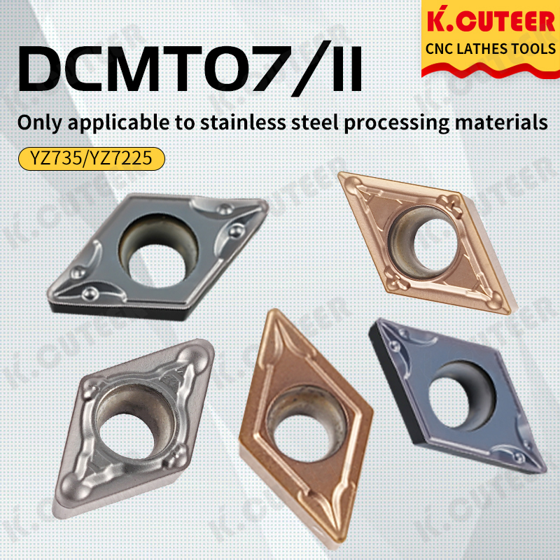 Stainless Steel Blade Dcmt Carbide Insert for Turning Tool Cutter CNC Lathe