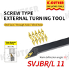 CNC Lathe Tool Holder Svjbr/L Screw Type External Turning Tool 93-Degree