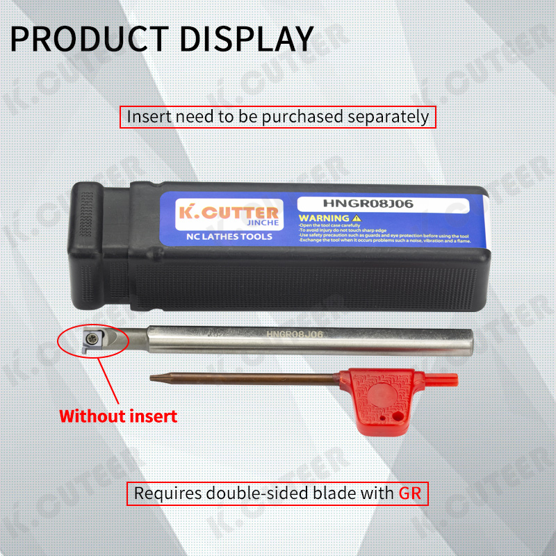 Hardened Anti-Vibration High-Speed Steel Internal Turning Tool Shank for CNC Lathe