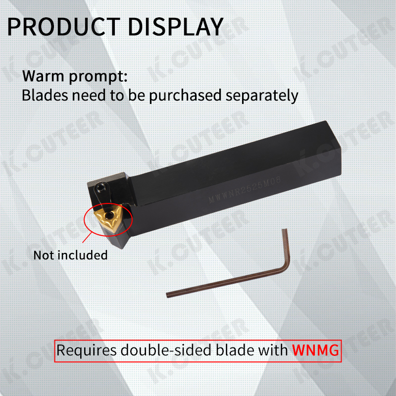 CNC External Turning Tool with Wnmg Carbide Insert 