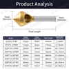 M35 Cobalt-Coated 90-Degree Countersink Drill Bit for Deburring and Reaming