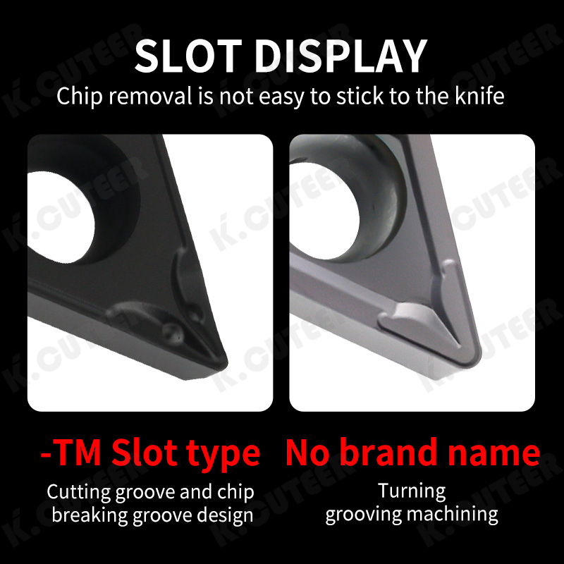 CNC Lathe Blade Stainless Steel External Turning Blade Dcmt for Steel Workpiece