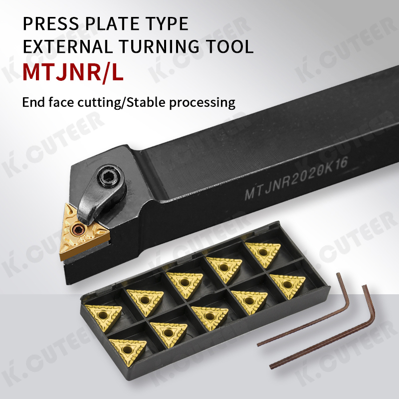 CNC Tool Holder 93-Degree Triangle External Turning Tool Holder Mtjnr