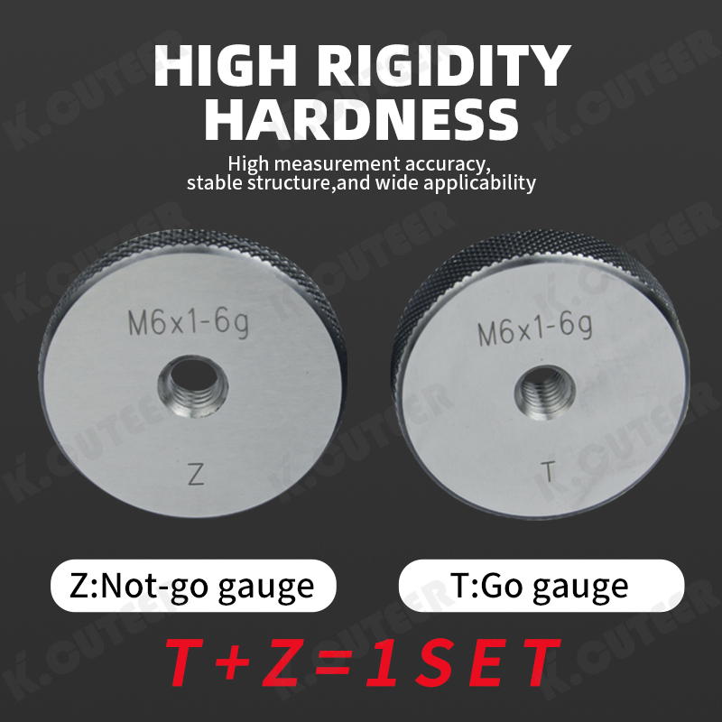 Metric Internal Thread Gauge Plug Gauge Go/No-Go