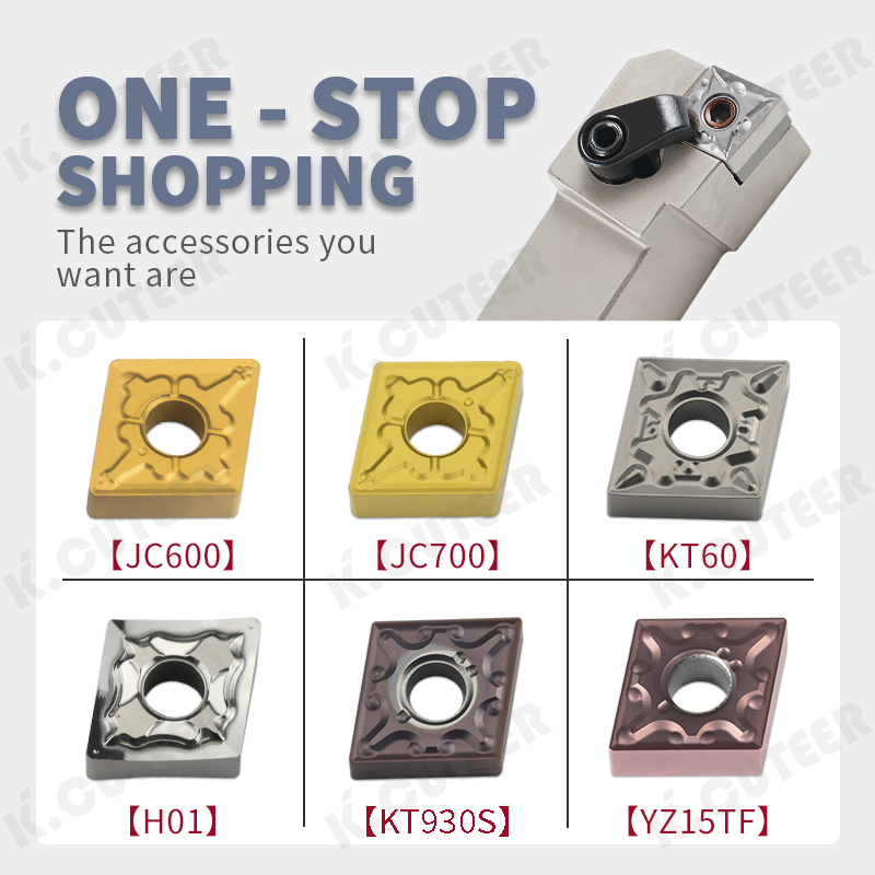 External Turning Tool Holder 95° Mclnr2020K12 Diamond-Face Clamping Spring Steel Tool Holder