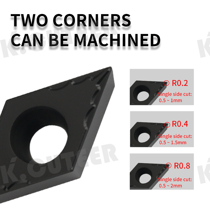 DCMT Blade for Steel DCMT07 DCMT11 TM/TF YZ6030 Carbide Insert for SDJCR