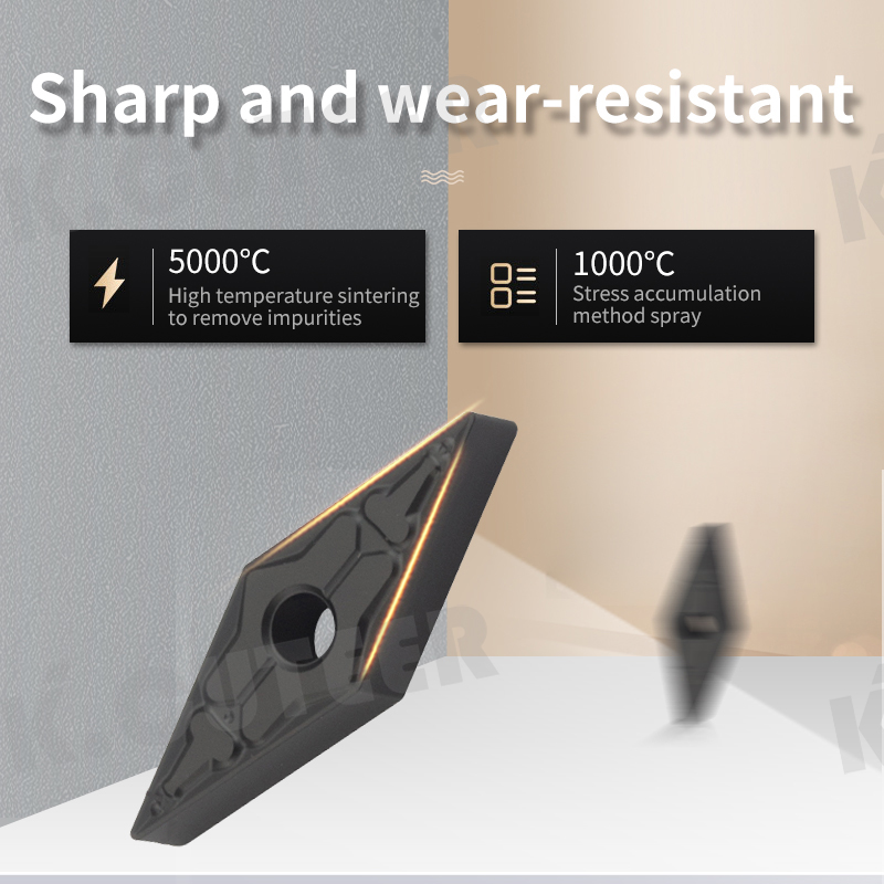 VNMG Blade for Steel VNMG16 MA/TM YZ6030 JC5020 JC800 Carbide Insert for MVQNR/L