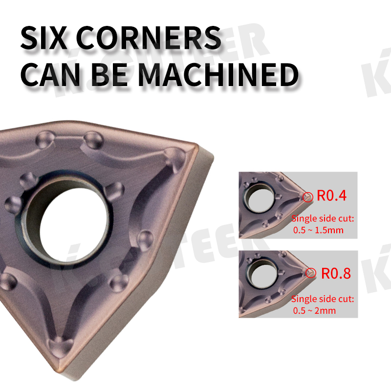  WNMG Carbide Inserts Lathe Bar CNC Cutting Tools External Turning Tool Holder