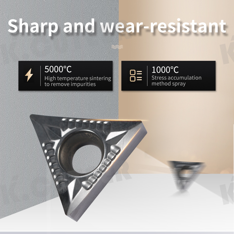 TCGT Carbide Insert for Aluminum STUCR/L External Turning Tool 