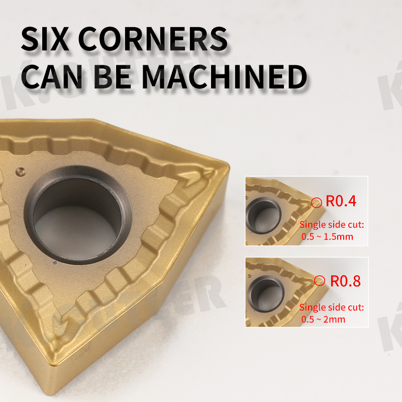 Carbide CNC Cermet Insert for Cermet MWENN External Turning Tool 
