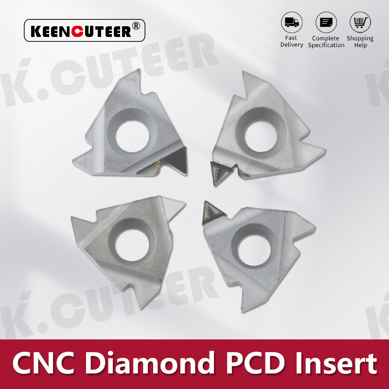 PCD diamond tools threading carbide insert screw CNC thread turning cutter