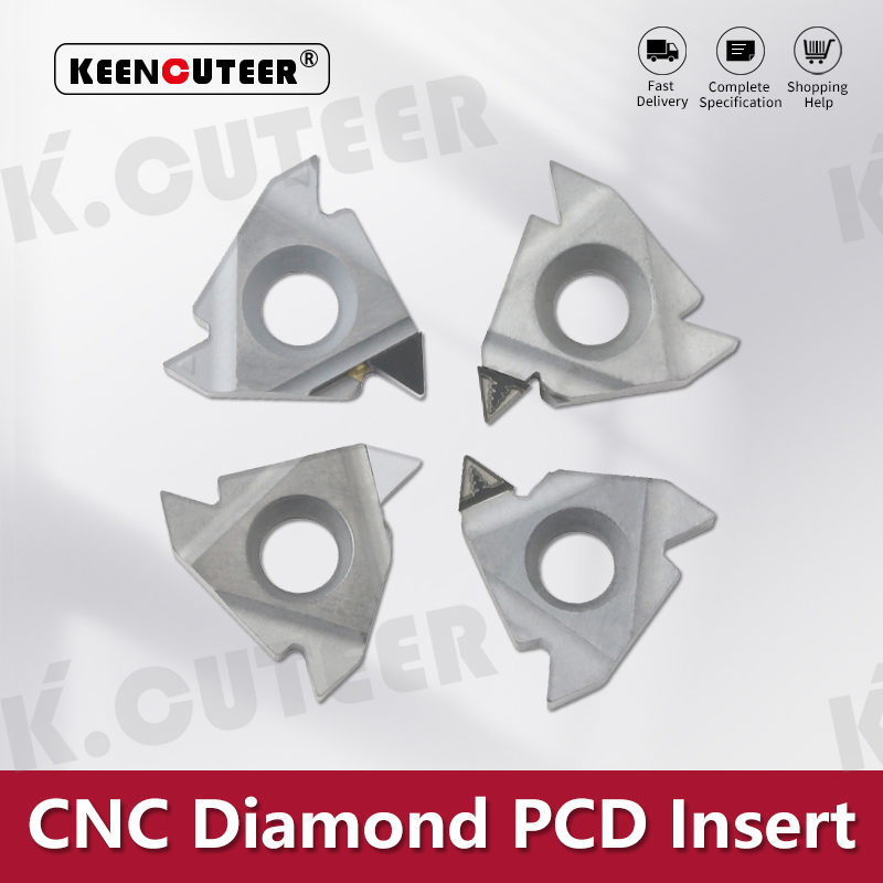 PCD diamond tools threading carbide insert screw CNC thread turning cutter