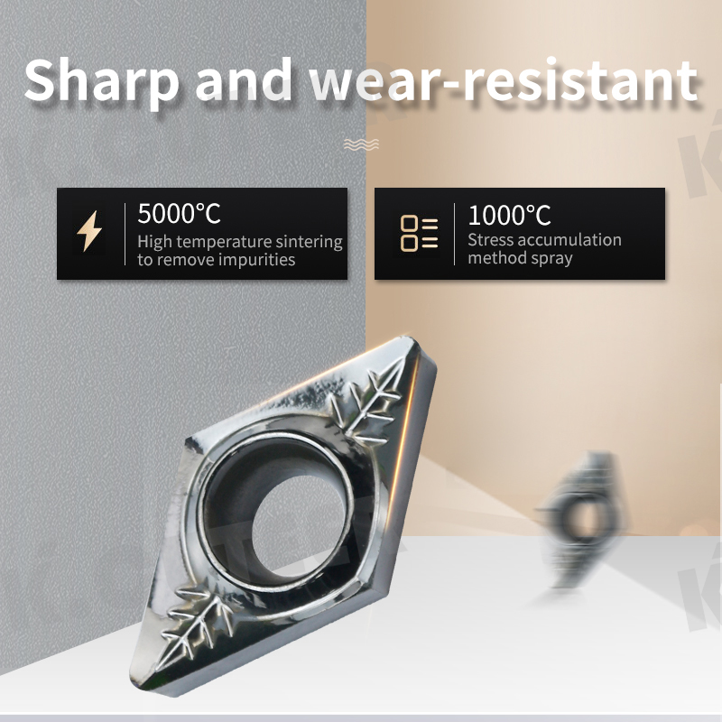 DCGT Carbide Insert for Aluminum SDJCR External Turning Tool Specification