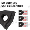 CNC Gray Cast Iron WNMG Blade for MWLNR CNC tools
