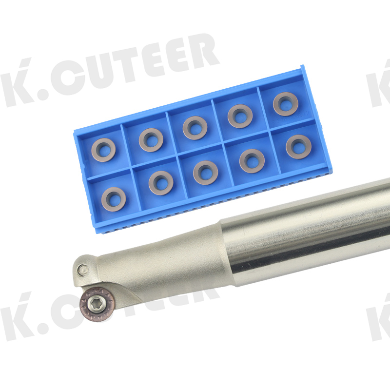  Milling Tool Holder Face Milling Cutter for Carbide Insert RPMT08T2 RPMT1003