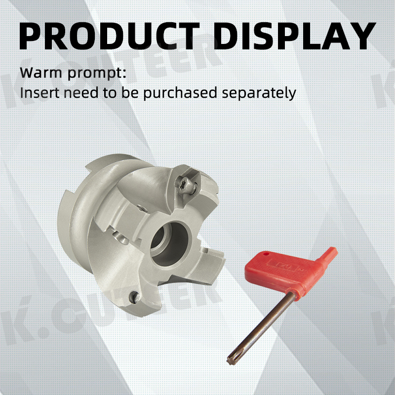 M12/BAP 400R Face Aluminium Plane Head End Mill Milling Cutter Hardness Tools