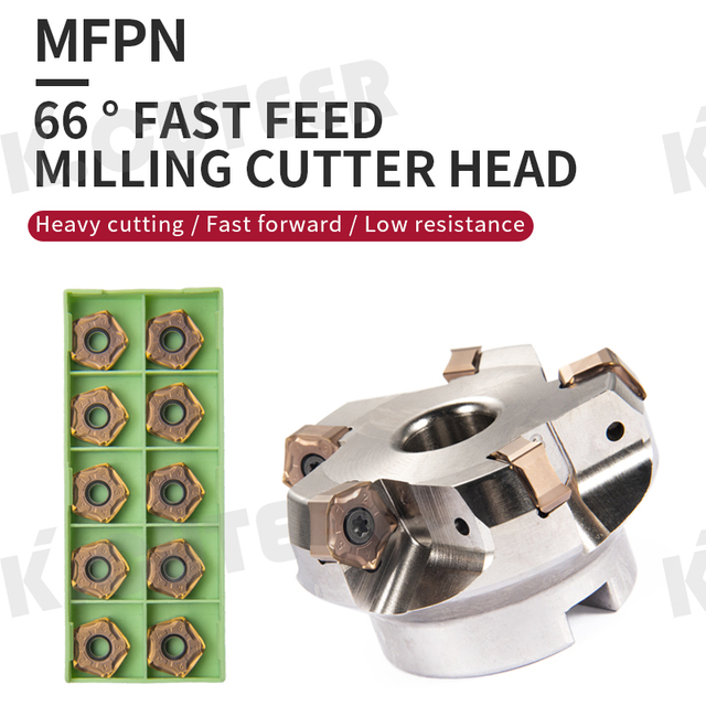 CNC Shoulder Face Mill Head for Heavy Cutting MFPN Indexable Milling Cutter