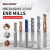 Milling Cutter Carbide End Alloy Coating HRC50/60/65 Tungsten Steel Tool 