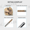 HRC62 tungsten steel end mill special straight shank end mill CNC machine bit