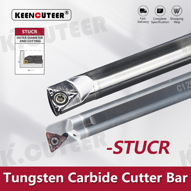 STUCR Internal Hole Turning Tool TCMT/TPMT Carbide Blade Lathe Tool Set