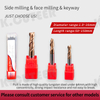 HRC60 End Mill Tungsten Steel Straight Shank Milling Cutter CNC Machines Tools