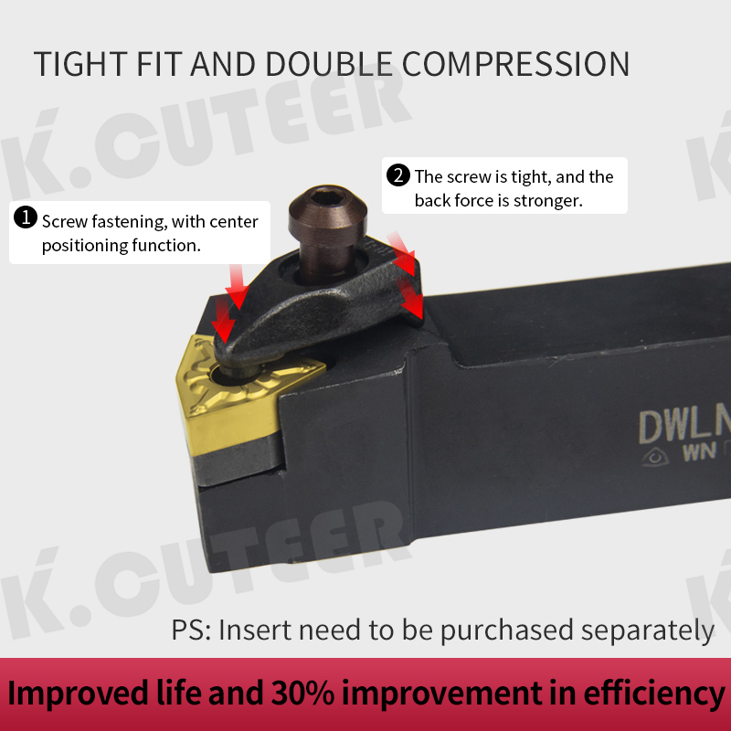 95 Degree CNC External Turning Tool Holder DWLNR/L DCLNR/L DVJNR/L