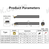 Internal turning tool S12M-SSSCR09 Lathe Turning CNC Cutting Tool Cutter Bar