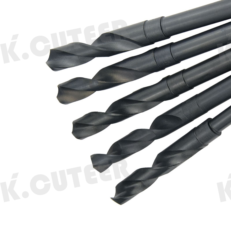 High Speed Steel Big Head And Small Handle Twist Bit Straight Shank Bit Drilling Hole Tool