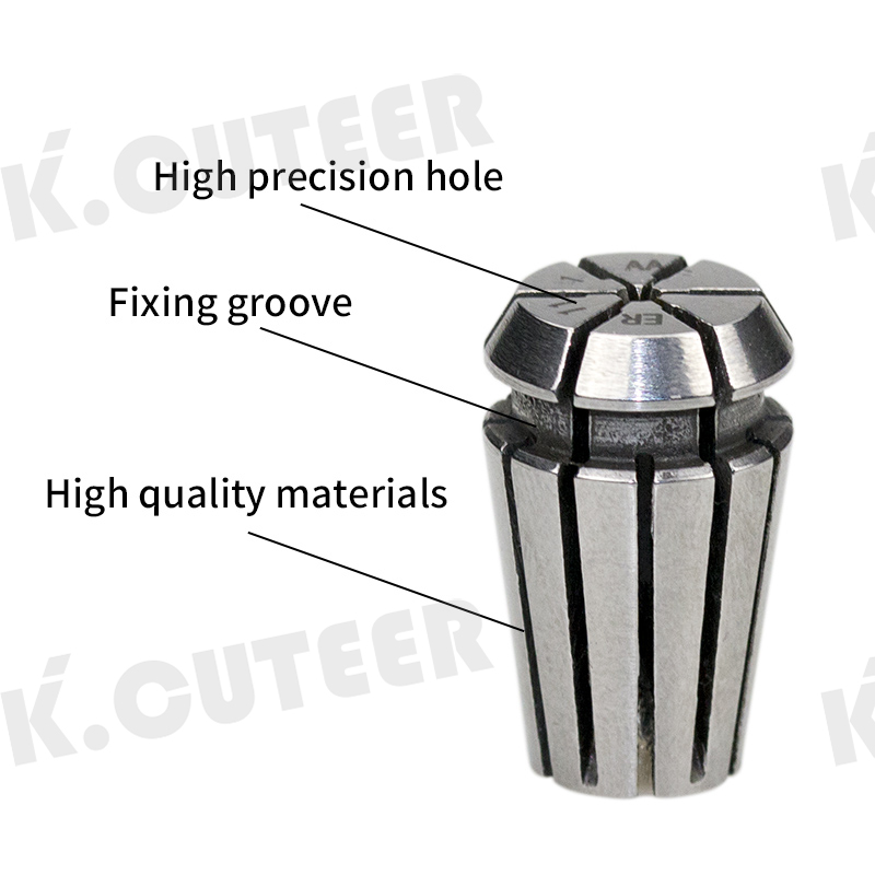 CNC Lathe Milling Machine Router Bit Holder Er8 ER11 Er16E Chuck Collet