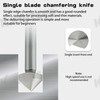 Keencutter 90° Chamfer Drill Cobalt Containing Wear-Resistant Single Inset and Three Insert